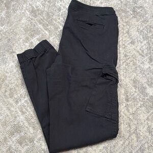 Black cargo pants